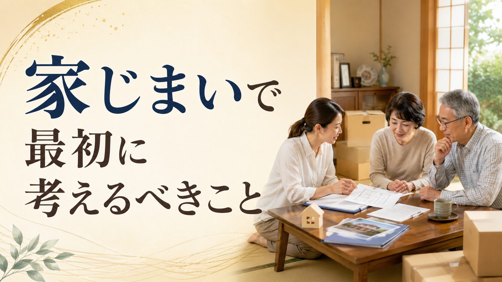 家じまいで最初に考えるべきこと