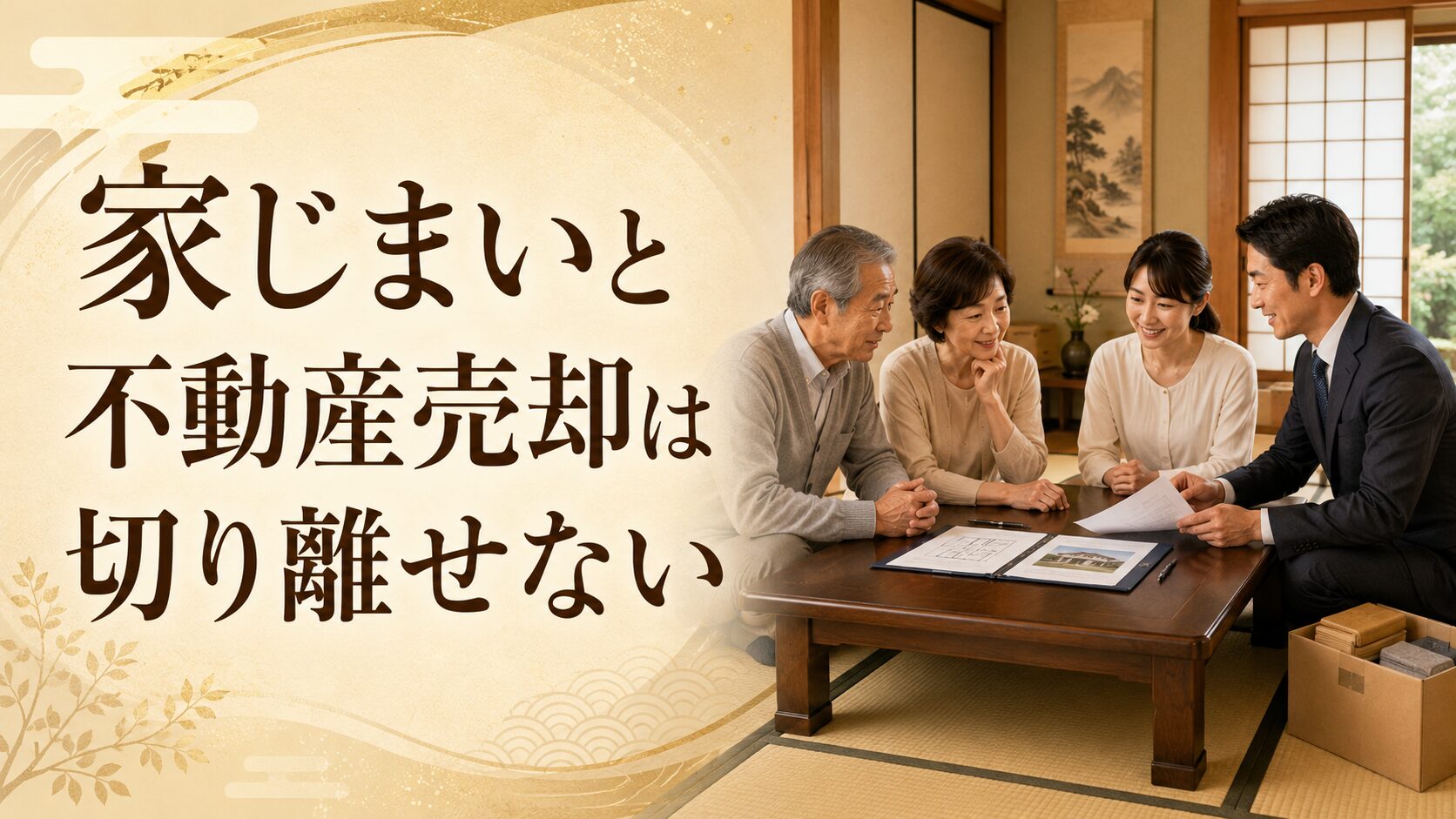家じまいと不動産売却は切り離せない