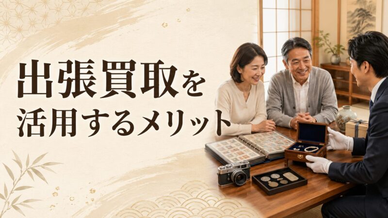 出張買取を活用するメリット