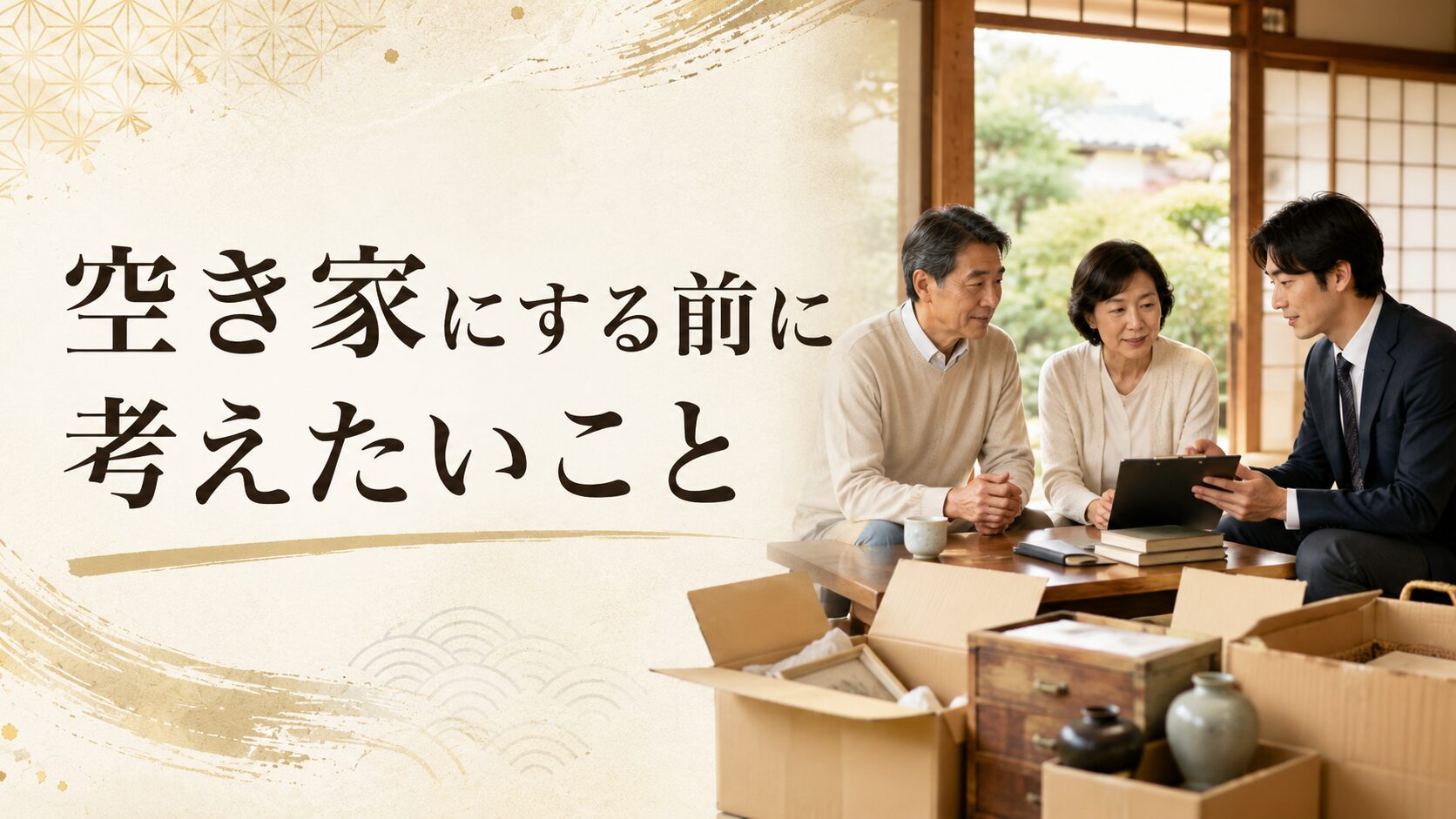 空き家にする前に考えたいこと