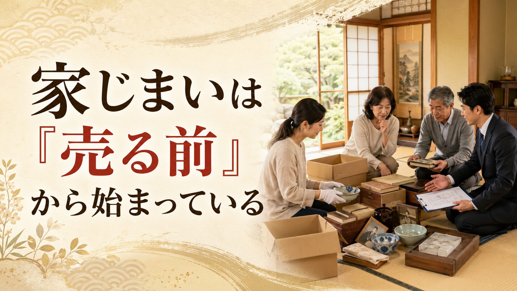 家じまいは「売る前」から始まっている